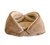 Giwnhvx Warm Thickened Cat Bed Multifunctional Foldable Pet Mat for Cats Small Dogs Indoor Kitten Bed Cat Sleeping Mat,C