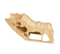 Giwnhvx Washable Hamster Hidden Wooden Hamster House Small Pet Castle with Rock Climb Ladder Dwarf Mouse Pet, Tunnel