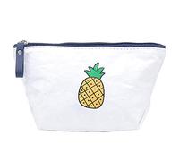 Giwnhvx Washable Kraft Paper Sundries Storage Bags Women Cosmetic Handbag Foldable Travel Bag Home Bags White