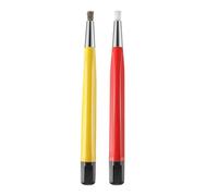Giwnhvx Watch Rust Cleaning Pen Scratch Brush Pen Set Set of 2 Brass and Fiberglass Retractable Pen Watch Repair and Jewelry