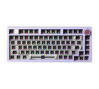 Giwnhvx Wired Mechanical Keyboard Kit with Knob RGB Light Gasket Custom Aluminum Hot-Swap Laptop Office Gamer Wired Keyboard E