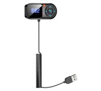 Giwnhvx Wireless Bluetooth 5.0 FM Transmitter Car Mp3 Player Handsfree Car Kit LCD Aux Audio USB Charge PD18W FM Modulat