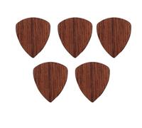 Giwnhvx Wooden Guitar Picks, Wooden Guitar Picks for Electric, Acoustic or Bass Guitar,Rosewood