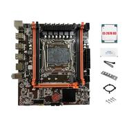 Giwnhvx X99E Motherboard+E5 2676 V3 CPU+Thermal Grease Support 4XDDR4 RECC RAM PCIEX16 NVMe Gigabit LAN Card Desktop Motherboard