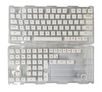 Giwnhvx XDA 120-Key Keyboard Keycap Minimalist Pbt Sublimation Process Mechanical Keycap for 61/87/98/104/108 Keyboard