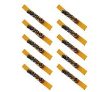 Giwnhvx Yellow Orff Percussion Instrument, Hand Bell, Foot Bell, Hand Bell for Dance Performance Easy Install