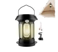 Giwnuq Camping Lantern,Rechargeable Ambient Lighting Motion Sensor,Portable Outdoor Lights Solar Powered | for Indoor Garden Yard Patio Porch Balcony Hiking Fishing Power Outages