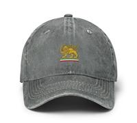 Giwnuq Iran Hat - Adjustable Trucker Cap with Lion and Sun Old Iran Flag | Breathable & Lightweight Unisex Baseball Cap for Outdoor Sports, Travel, Camping, Hiking and Daily Commute