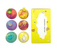 Giwnuq Kids Bath Balls - Refreshing Underwater Gadgets - Bathing Salt Balls with Toys | for Pool Beach Water Park Home Travel Bathroom Boys Preschoolers Young Child