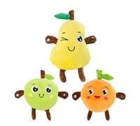 Giwoatln 3pcs Interactive Fruit Sensory Plush Toy - Interactive Music Plush Toy, Featuring Touch Activated Music Rhythm, ActivitiesPlush SensoryToy For Kids Early Education, Parent Child Play Fun