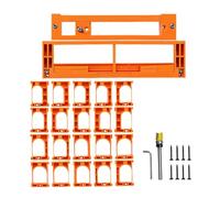 Giwoatln Concealed Door Hinge Installation Kit,10 Width Adjustable Lightweight Reusable | Concealed Hinge Jig | for Kitchen Bedroom Living Room Office Coffee Shop Doors Cabinets