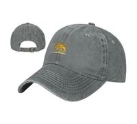 Giwoatln Make-Iran-Great-Again Hat Trucker Cap, Old Fashioned Iranian Persian Flag Lion and Sun Hat, Sun Lion Design Olds Iran Cap, Lightweight Adjustable Cultural Theme Caps for Men Women Gray