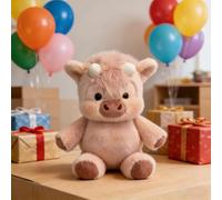 Giwoatln Wild Boar Plush - 45cm Running Calf Soft Toy, Cartoon Wild Boar Sheep Collectible Softs Doll, WildBoar Stuffed Animal Plush, Adorable WildBoar Animal Doll For Men Women Kids Teens