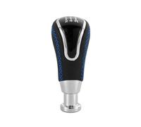 GIXERO 5 Speed Manual Car Gear Shift Knob Shifter Lever, for Lada, Vesta Granta Vaz Kalina Niva Samara Largus Chrome+Blue gear stick knobs
