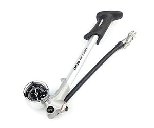 GIYO High Pressure Shock Pump, (300 PSI Max) for Fork & Rear Suspension, Lever Lock on Nozzle No Air Loss