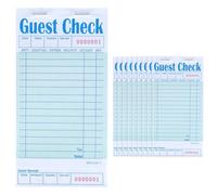 Giyofom Guest Checks Book 10Pack,Server Note Pads,Waitress Accessory Wiring Pads,Restaurant Supplies Order Pads 500 Count Total