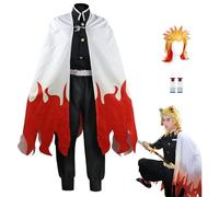 Giyuu Cosplay Kimono Outfit Rengoku Anime Kamado Tanjirou Cosplay Uniform Suit Costume Halloween Party, Suit--d, XXL