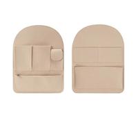 GIYXHU Felt Storage Inner Pocket 3pcs Felt Inner Liner Storage Space Accessories For Backpack Travel School Bag Organizer Sorting Lining Pocket(Beige,L)