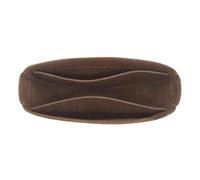 GIYXHU Felt Storage Inner Pocket 5pcs Felt Moon Shape Bag Inner Support Insert Multiple Pockets Travel Inner Purse Organizer Makeup Handbag Organizer Bag Base Shaper(Coffee simple)