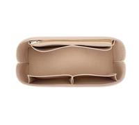 GIYXHU Felt Storage Inner Pocket Large Capacity Bag Organizer Felt Inner Pocket Tote Bag Liner Improve Space Accessory(Beige,Mini)