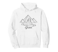 Giza Egypt Pyramids Sphinx Ancient Egyptian Pharaoh History Pullover Hoodie