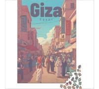 Giza Pyramids jigsaw puzzle 1000 pieces | meaningful gift for mum to enjoy a peaceful relaxing afternoon with a cup of tea and some quiet time50x75cm
