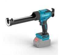 GIZCGIAL Cordless Caulking Gun Kit Compatible with Makita 18V Batteries | 6-Speed Adjustable, LED Light,10oz/300ml Sausage Cartridge Tool for Silicone, Glass Glue, Structural Sealant, Home Renovation