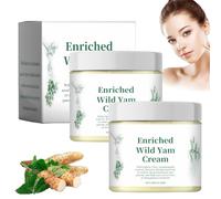 Gizcheap Organic Wild Yam Cream, Organic Wild Yam Balancing Cream, Organic Wild Yam Cream for Women, Moisturizing and Nourishing for Menstrual Relief (2 Bottles)