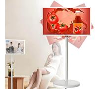 GIZMIT Portable Rolling TV, 32 Inch Fhd Smart Portable TV with Android OS, Rotation Portable Touch Screen Monitor, Dua Speakers, Large Memory Optional, with Remote Control C-4+64G