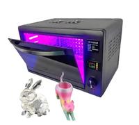 GIZMIT Resin Curing Chamber, UV Resin Curing Chamber, UV Light Box for Curing, 10x Light Efficacy, LCD Digital Timer, Adjustable 365-400nm Wavelength 300W