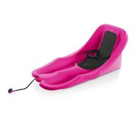 Gizmo Riders Baby Bob Sledge for Toddlers from 6 Months to 3 Years - Children's Sledge with Safety Belt Ride - Bob Sledge Made of High-Quality Plastic, Pink