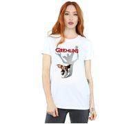 Gizmo Shadow Cotton Boyfriend T-Shirt Gremlins White XXL