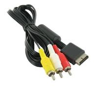 giZmoZ n gadgetZ AV to 3 RCA HD Audio Video Cable Lead 1.8 M for Sony Playstation 1 2 3 (PS1, PS2, PS3)