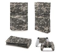 giZmoZ n gadgetZ GNG PS5 Slim Disk Console DIGITAL CAMO Skin Decal Vinal Sticker + 2 Controller Skins Set