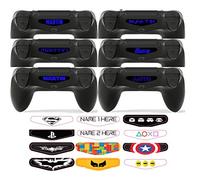giZmoZ n gadgetZ Printed 2x LED PERSONALISED CUSTOM Light Bar Decal Sticker For PlayStation 4 PS4 Controller DualShock 4