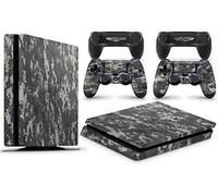giZmoZ n gadgetZ PS4 SLIM Console DIGITAL CAMO Skin Decal Vinal Sticker + 2 Controller Skins Set