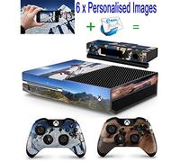 giZmoZ n gadgetZ Xbox One Personalised CUSTOM Console Skin Decal Sticker + 2 Controller Skins compatible Xbox One & Kinect