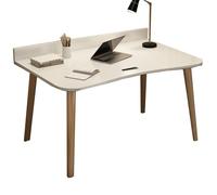 GIZNXBA Computer Desk Small Spaces, Modern Writing Desk, Home Office Desk Table For Small Spaces, Laptop PC Writing Desks For Student, For Home, Office, School (Color : /Beige)