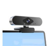 GIZNXBA Webcam For PC, 125°Wide-Angle Lens, Autofocus, Noise-Canceling Microphone, Usb Computer Camera Plug & Play For Streaming, Video Calls, Gaming, Works(2K)
