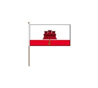 GIZZY® Gibraltar 9" x 6" hand waving flag