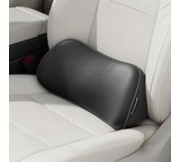 GJBHN Car Lumbar Support Pillow for Car for BMW iX1 EV SUV 2024 Car Backrest Cushion Memory Foam Back Support Cushion Chair Back Pillow,Punching model-Black