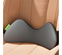GJBHN Car Lumbar Support Pillow for Car for Mercedes-Benz W212 E-Class 2009-2013 2014 2015 2016 Car Backrest Cushion Memory Foam Back Support Cushion Chair Back Pillow,Standard model-Dark gray