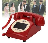 GJBMXSM 32GB 3.5-inch Audio Video Guest Book,1080P HD Video Phone Guestbook, Record Preserve Your Special Occasions, Ideal for Wedding Bridal Shower, Birthday, Graduations, Baby Shower Red