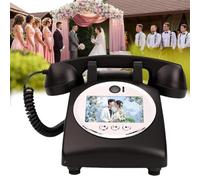 GJBMXSM 32GB 3.5-inch Audio Video Guest Book,1080P HD Video Phone Guestbook, Record Preserve Your Special Occasions, Ideal for Wedding Bridal Shower, Birthday, Graduations, Baby Shower Black