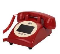 GJBMXSM Video Audio Guest Book Wedding Phone, 1080P HD Audio Video Phone Guestbook, Preserve Your Special Occasions, Ideal for Wedding Bridal Shower, Birthday, Graduations, Baby Shower Red