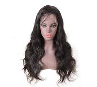 GJBXP 13 * 4lace frontal long body wave big wave black human hair wig 18inch