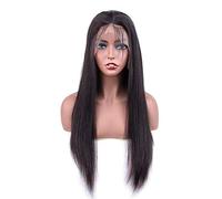 GJBXP 13 * 4lace frontal long straight black real human wig 22inch