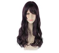 GJBXP 24inch Harajuku Lolita Blue Grey Long Wavy Womens Wigs With Bangs Synthetic Hair Anime Cosplay Wig For Party PL-423