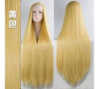 GJBXP Biamoxer 100Cm Long Wigs Classic High Temperature Fiber Synthetic Wigs Costume Cosplay Wigs Cosplay Facial Hair Party 20 Color 6