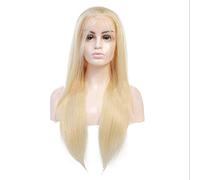 GJBXP Brazilian Virgin black straight hair 360 full lace realistic blonde straight wig Human Hair Wig Human Hair Glueless Virgin Brazilian Natural Wavy with Baby 16i